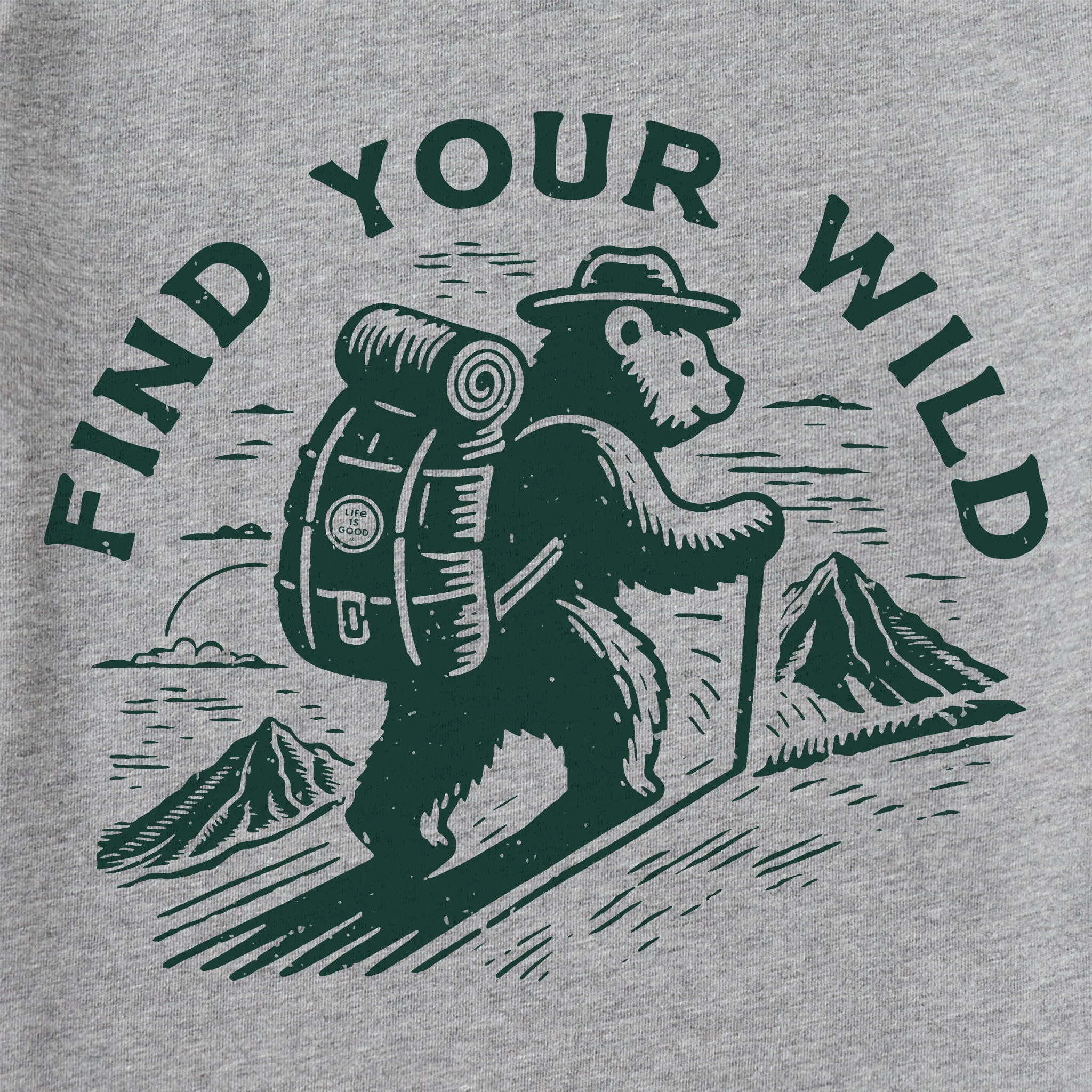 Women's Find Your Wild Bear Long Sleeve Crusher Tee