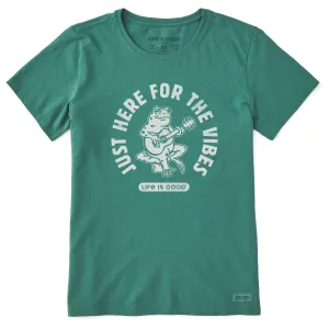 Women's Here for the Vibes Short Sleeve Crusher Tee