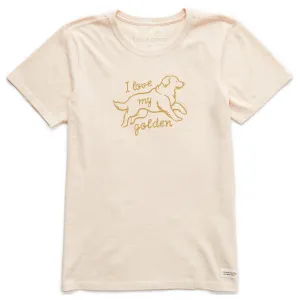 Women's I Love my Golden Short Sleeve Tee