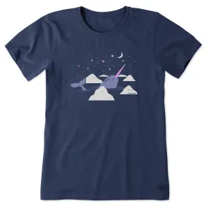 Women's Narwhal Moongaze Short Sleeve Crusher Tee