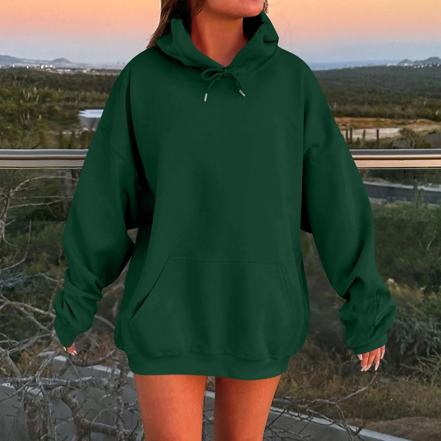 Womens Oversized Hoodies Winter Fleece Sweatshirts Pullover 2024 Fashion Tops Trendy Outfits