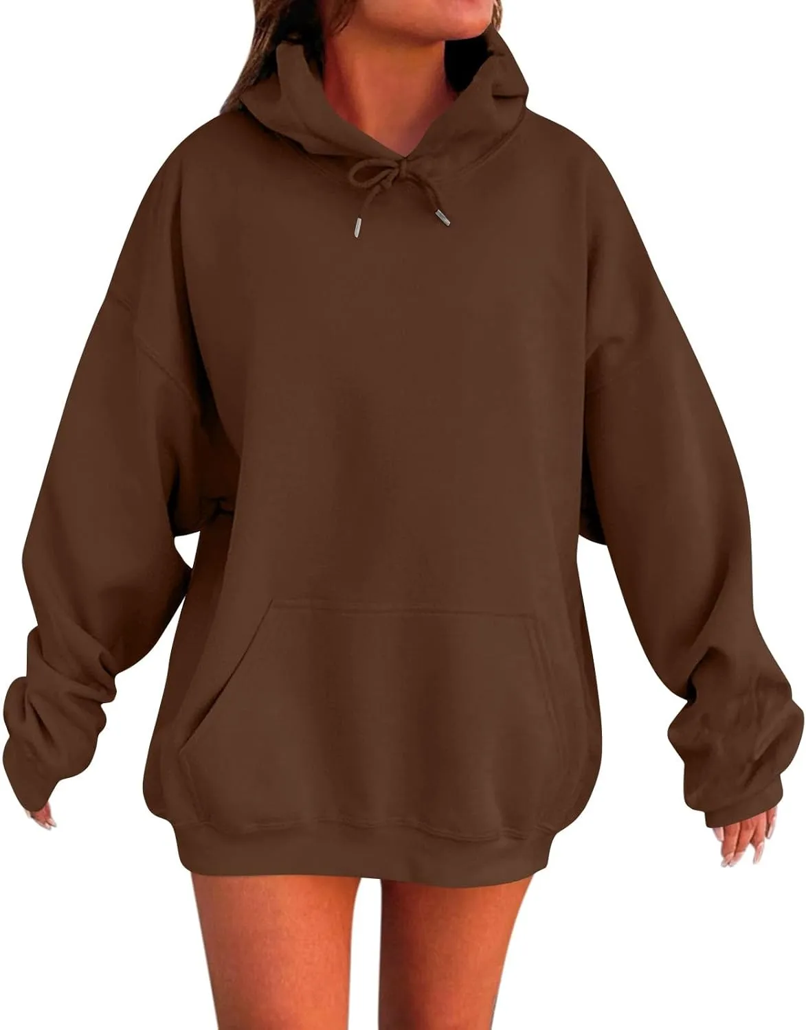 Womens Oversized Hoodies Winter Fleece Sweatshirts Pullover 2024 Fashion Tops Trendy Outfits