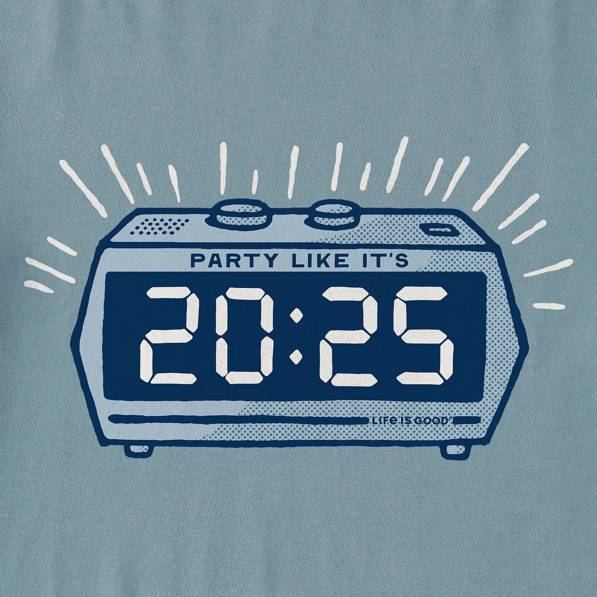 Women's Party Like It's 2025 Short Sleeve Crusher Tee