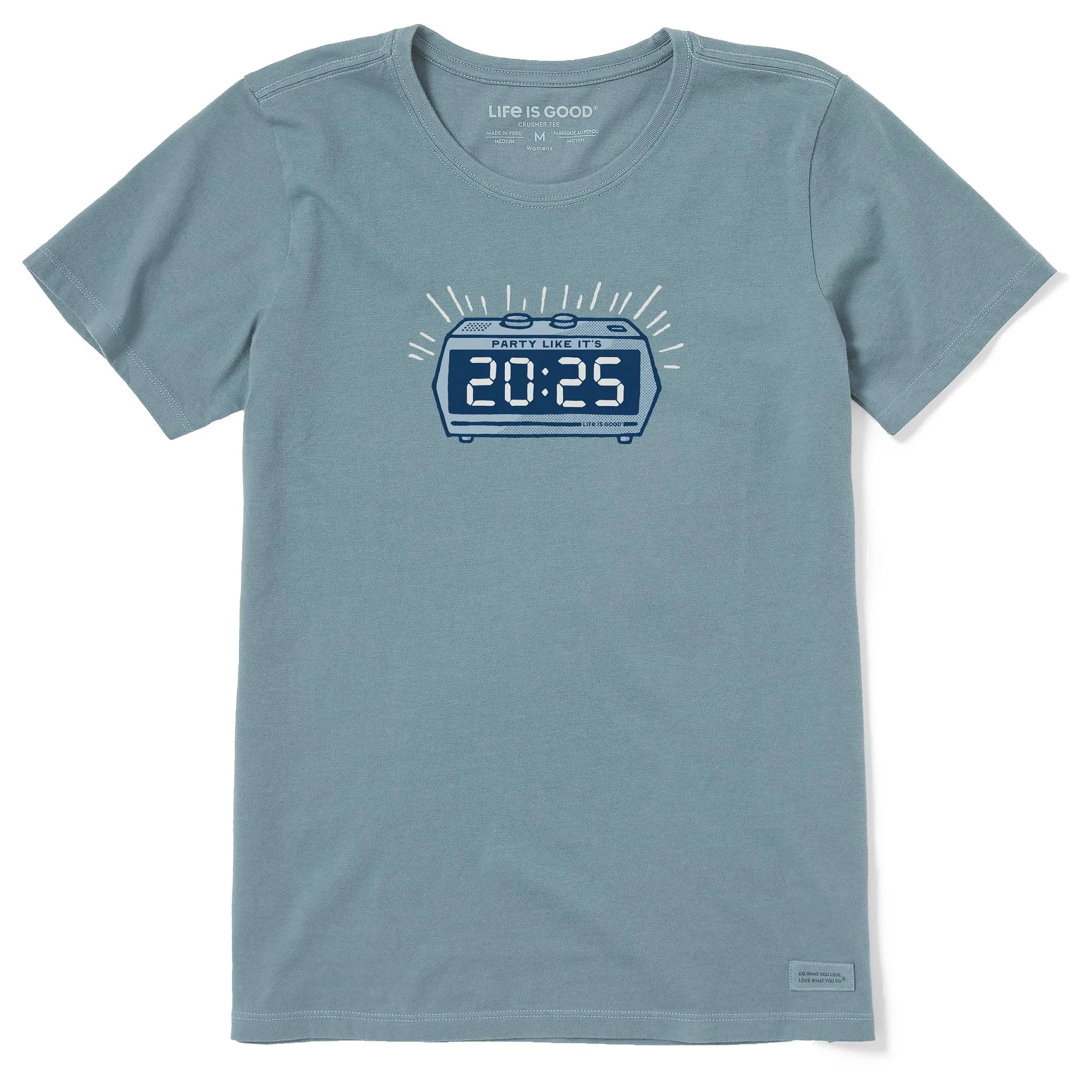 Women's Party Like It's 2025 Short Sleeve Crusher Tee