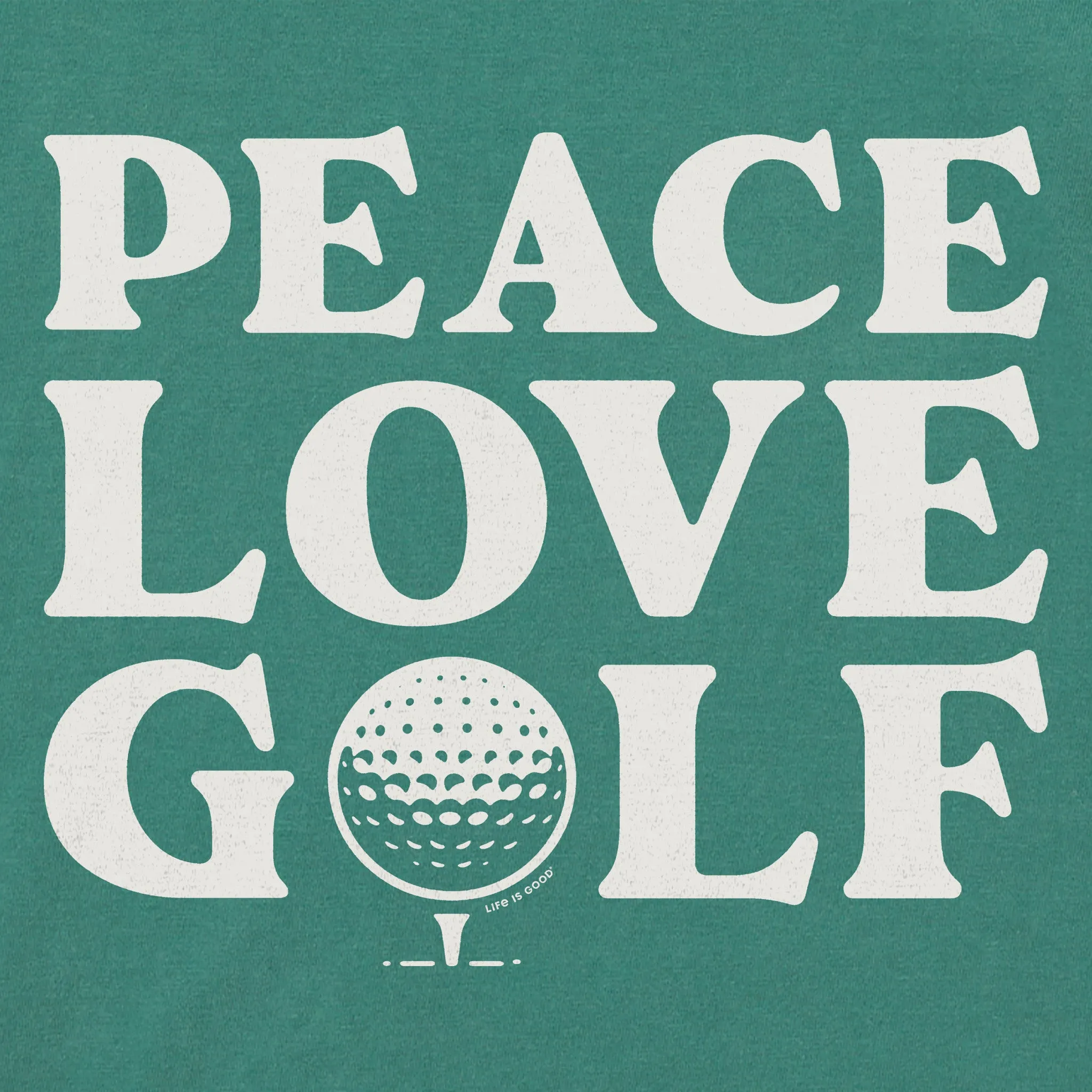 Women's Peace Love Golf Short Sleeve Crusher Tee