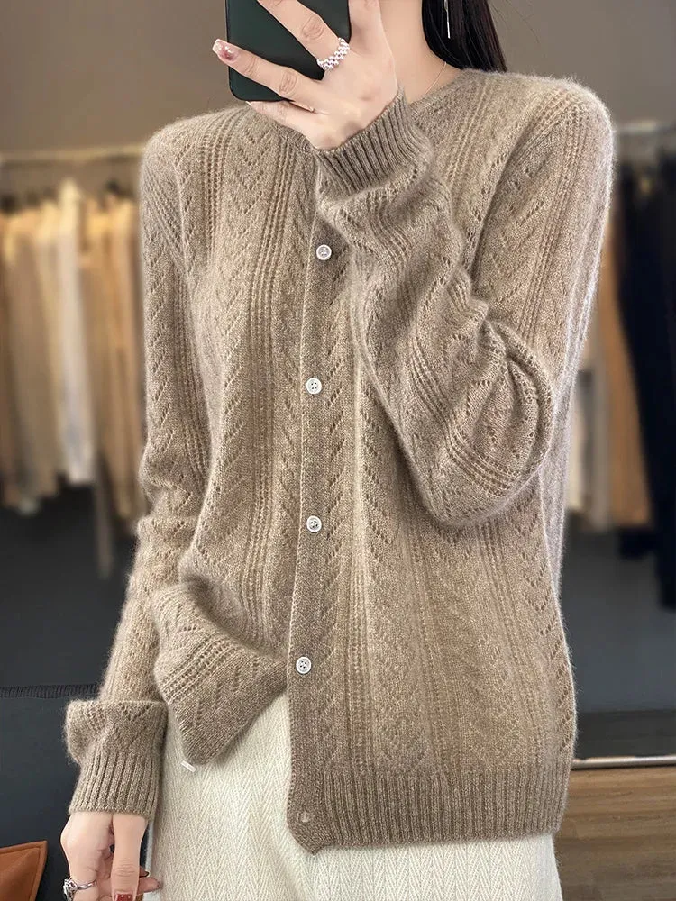 Woolen Long Sleeve Knitwear Pullover
