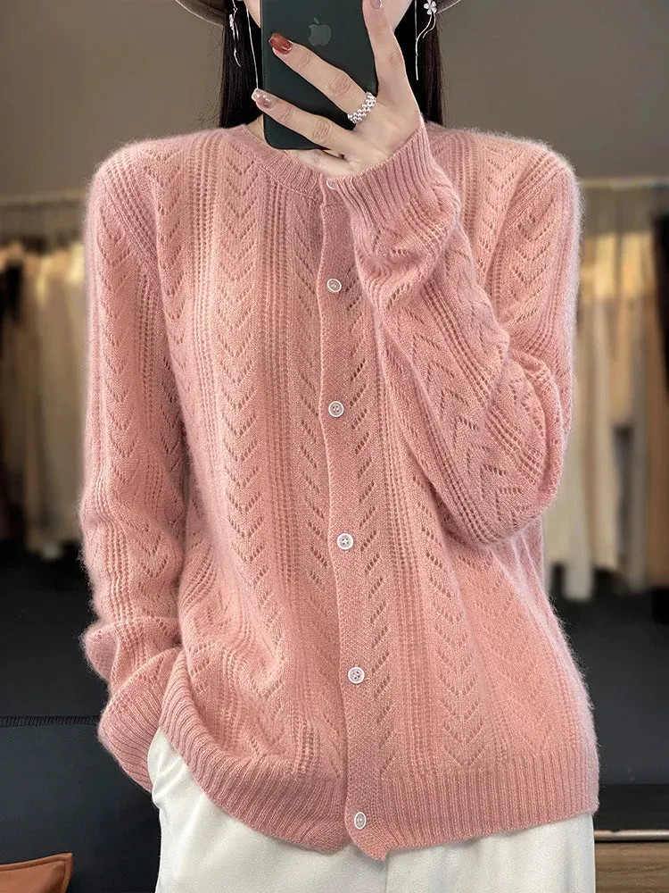 Woolen Long Sleeve Knitwear Pullover