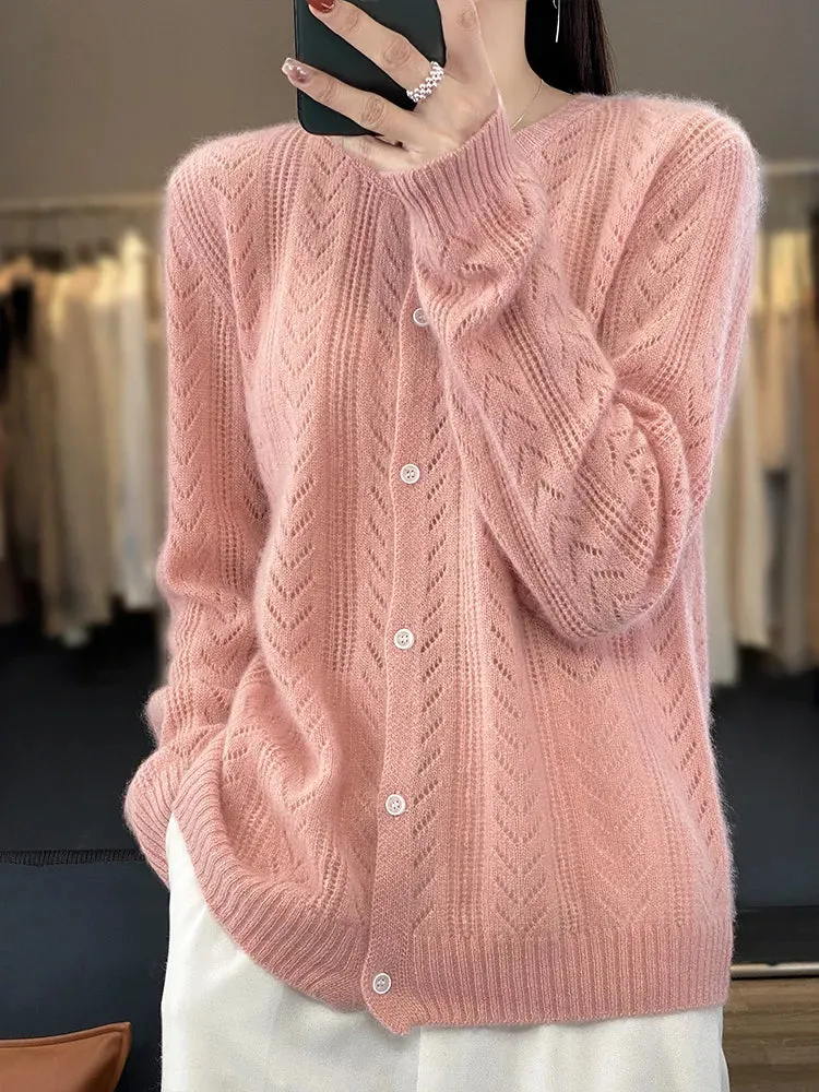 Woolen Long Sleeve Knitwear Pullover