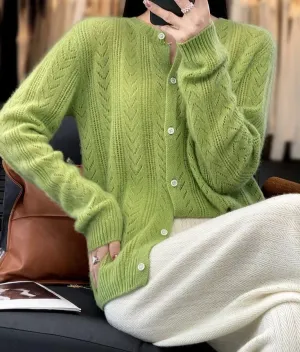 Woolen Long Sleeve Knitwear Pullover