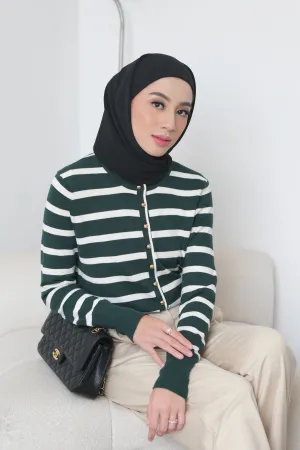 Zoya Sweater - Emerald - Sweater Soft Knit Premium Busui Friendly - KW1350250